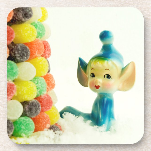 Belle the Pixie Elf Getränkeuntersetzer (Vorderseite)