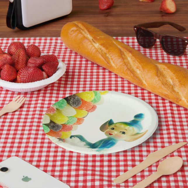 Belle the Pixie Elf Pappteller (Picknick)