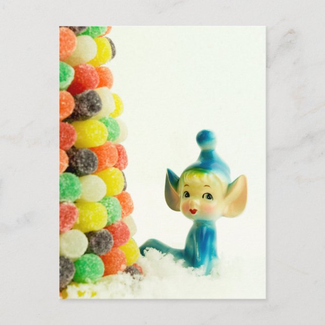 Belle the Pixie Elf Postkarte (Vorderseite)