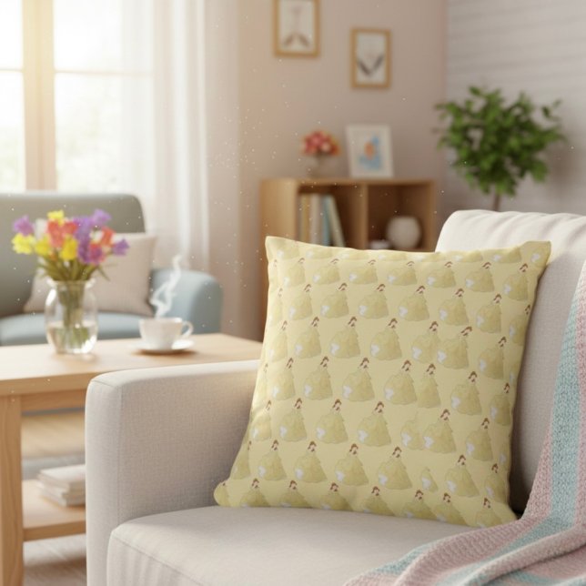 Belle Throw Pillow Kissen (Von Creator hochgeladen)