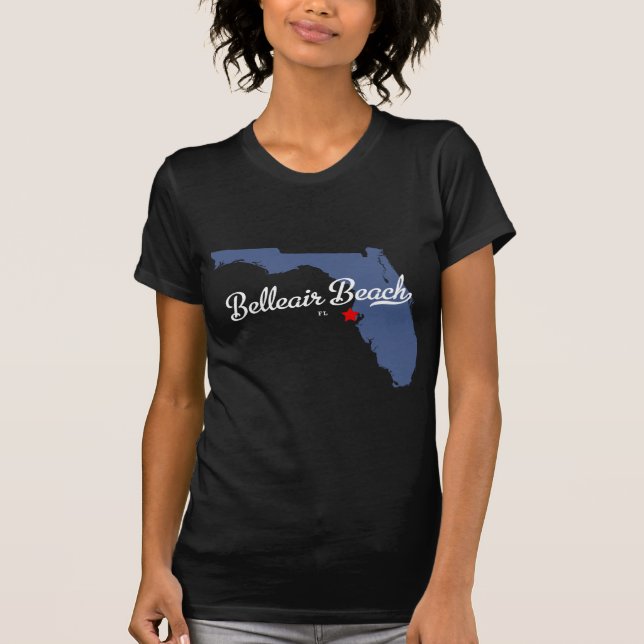 Belleair Strand-Florida Florida-Shirt T-Shirt (Vorderseite)