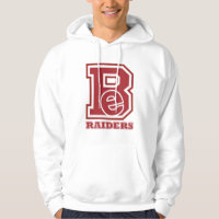 Bellefonte Raiders Be Shirt Design auf der Hoodie