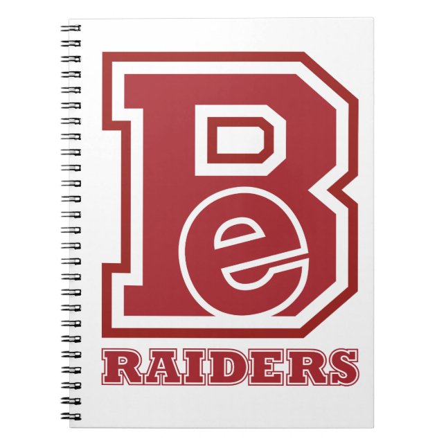 .Bellefonte Raiders Be Spiral Notebook Notizblock (Vorderseite)