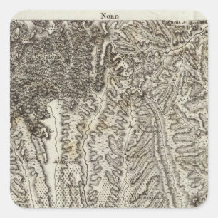 Bellegarde Quadratischer Aufkleber