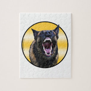 Bellender Belgier Malinois "Maligator " Puzzle