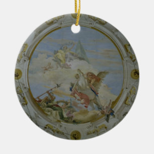 Bellerophon, das Pegasus, c.1746-47 (Fresko, Keramikornament