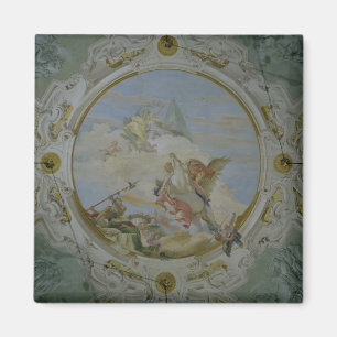 Bellerophon, das Pegasus, c.1746-47 (Fresko, Magnet