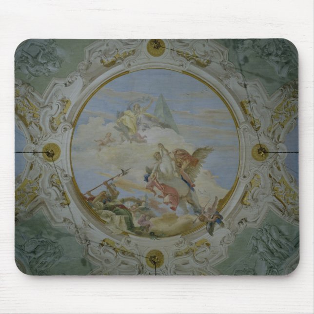 Bellerophon, das Pegasus, c.1746-47 (Fresko, Mousepad (Vorne)