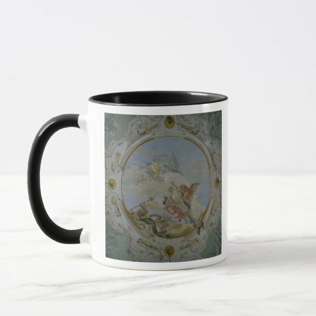 Bellerophon, das Pegasus, c.1746-47 (Fresko, Tasse (Links)