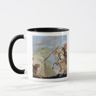 Bellerophon, reitenpegasus, die Chimären tötend, Tasse