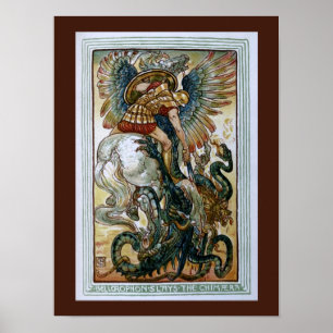 Bellerophon spielt Chimera Poster