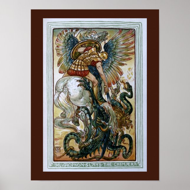 Bellerophon spielt Chimera Poster (Vorne)