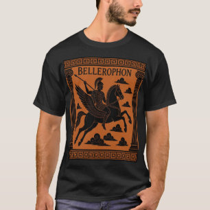 Bellerophon und Pegasus Griechische Mythologie Kun T-Shirt