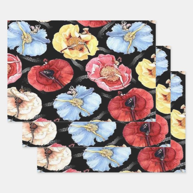 Belles Cancan Geschenkpapier Set (Set)