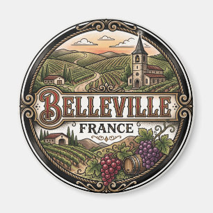Belleville Frankreich Magnet