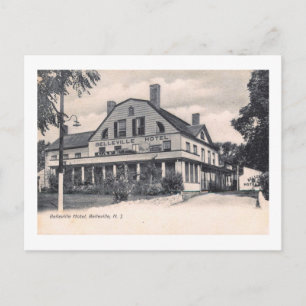 Belleville Hotel, Belleville, New Jersey Vintage a Postkarte