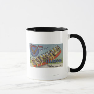 Belleville, Illinois - große Buchstabe-Szenen Tasse