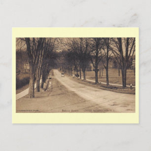 Bellevue Ave., Montclair, New Jersey Vintage auf D Postkarte