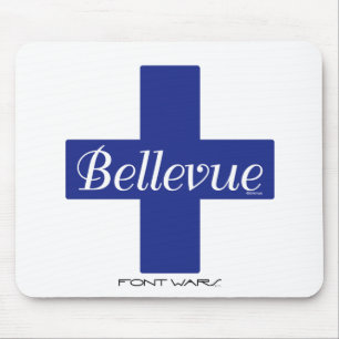 Bellevue, Schriftart Wars Mousepad