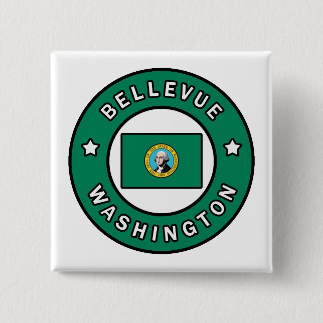 Bellevue Washington Button (Vorderseite)
