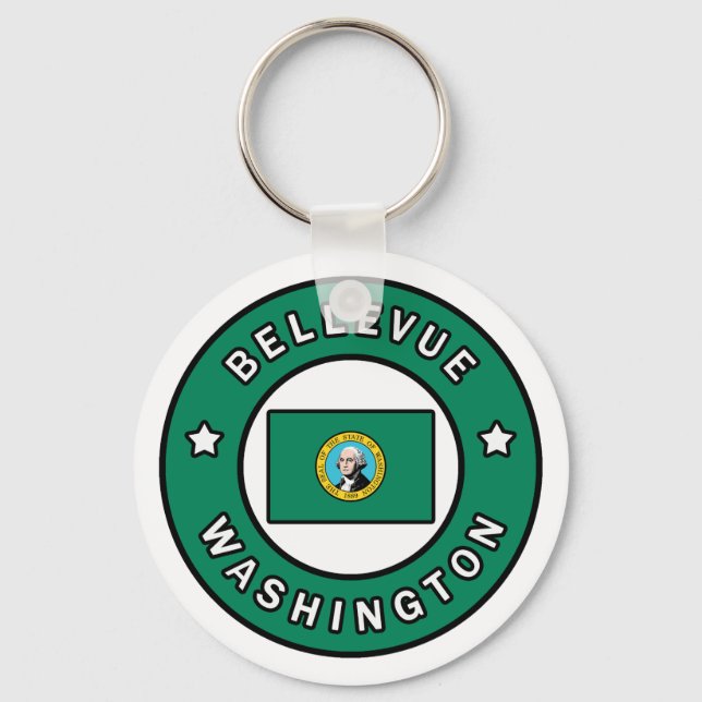 Bellevue Washington Schlüsselanhänger (Vorderseite)