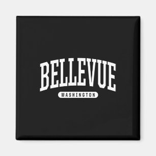 Bellevue Washington Urlaub College Style Wa Usa  Magnet