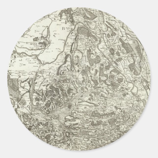 Belley Runder Aufkleber (Vorderseite)