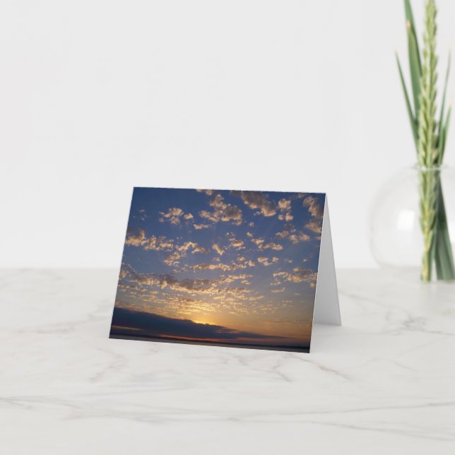 Bellingham Bay Sunset Karte (Vorderseite)