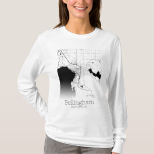 Bellingham City Map T-Shirt