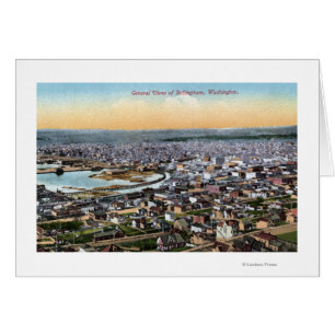 Bellingham, Washington - Antenne der Stadt