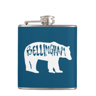 Bellingham Washington Bear Flachmann