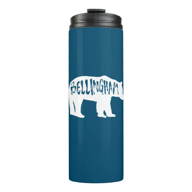 Bellingham Washington Bear Thermosbecher (Vorderseite)