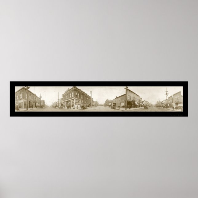 Bellingham Washington Foto 1909 Poster (Vorne)