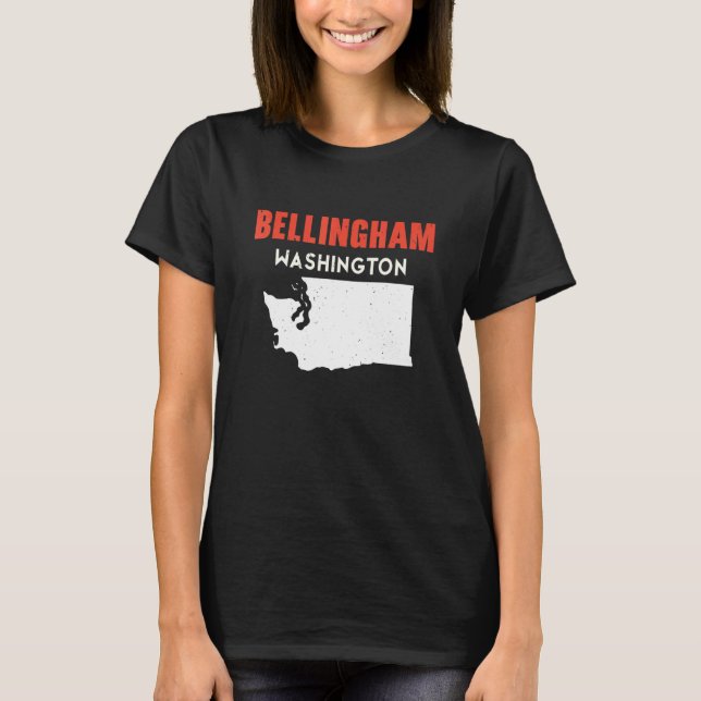 Bellingham Washington USA Staat America Travel War T-Shirt (Vorderseite)