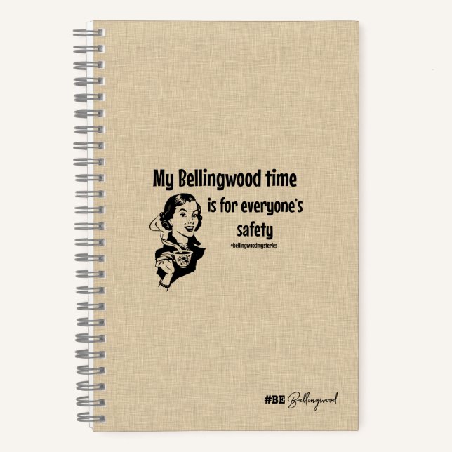 Bellingwood Time Spiral Notebook Notizbuch (Vorderseite)