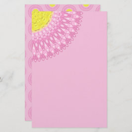 Bellis Mandala Briefpapier