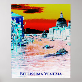 *~* Bellissima Italienische Sprache Venedig Venezi Poster