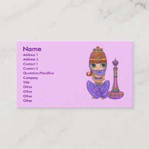 Bellly Tänzer-Geist-Mädchen-Visitenkarte Visitenkarte