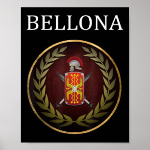 Bellona Antike römische Göttin des Kriegssymbol Poster