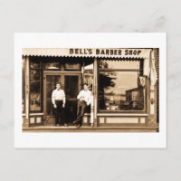 Bell's Barber Shop Vintag Americana