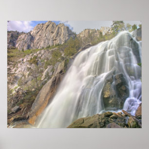 Bells Canyon Waterfall, Lone Peak Wilderness, Poster