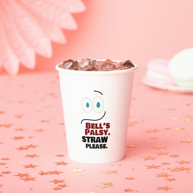 Bell's Palsy — Straw bitte — Pappbecher (Insitu)