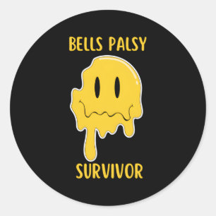 Bells Palsy Survivor Gesichtslähmung Bells Palsy Runder Aufkleber