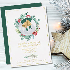 Bells Ringout Weihnachtskrieg New Zuhause Foil H Folien Feiertagskarte