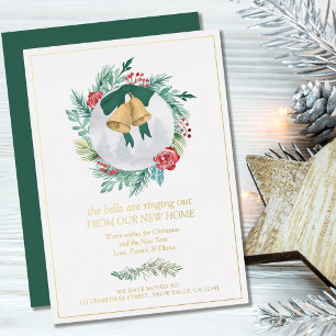 Bells Ringout Weihnachtskrieg New Zuhause Foil H Folien Feiertagskarte