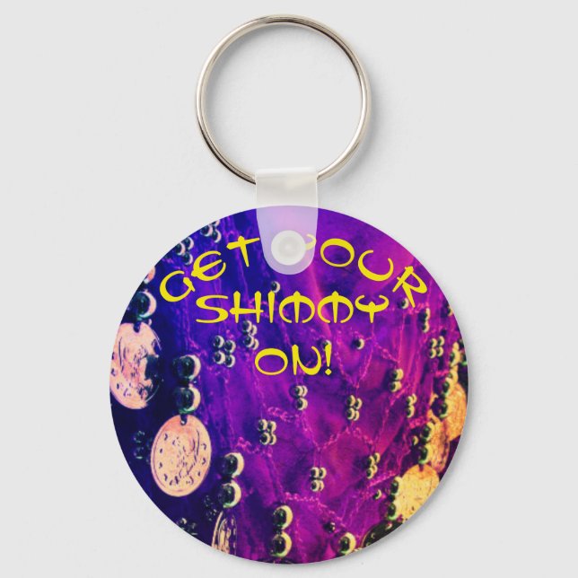 Belly dance hip scarf with coins keychain schlüsselanhänger (Vorderseite)
