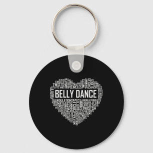 Belly Dance Lover Gift Bly Dancer Herzgeschenke Schlüsselanhänger