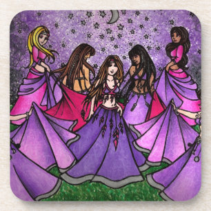 Belly Dancer Art Getränkeuntersetzer