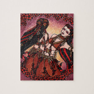 Belly Dancer Art Puzzle