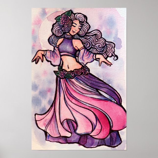 Belly Dancer Goddess Poster (Vorne)
